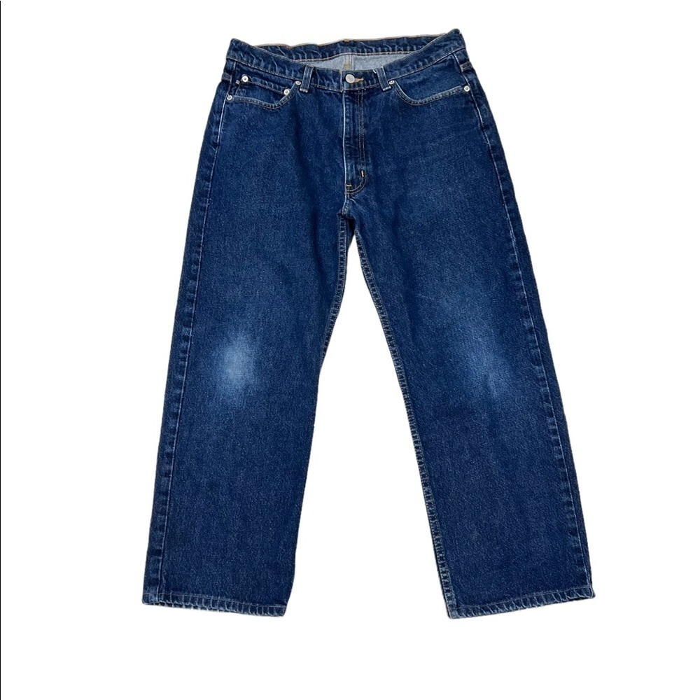 Rl Polo Jeans Ralph Lauren Men Heritage Jeans Dark Wash 34 x 26.